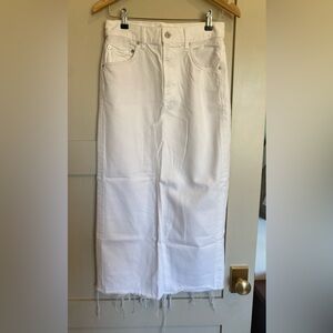 Citizens Of Humanity White Maxi Skirt